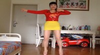 2016最新快乐小芳广场舞 你是我的妞 超高跟鞋版 编舞叶子 性感紧身裤广场舞蹈视频