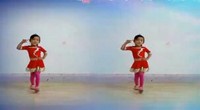点击观看《阿采广场舞 感觉自己萌萌哒 儿童舞蹈视频 正面演示》