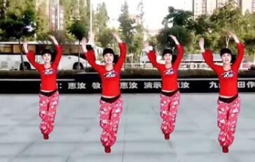 点击观看《惠汝广场舞 财神到 喜气洋洋迎新年喜庆广场舞 坝坝舞教学视频》