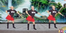 点击观看《蓝天云广场舞《DJ唱给朋友的歌》健身操教学分解视频 附正背面演示》