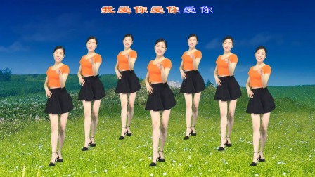 祁隆好听的情歌《有你就足够》广场舞视频 美女新生代学跳的舞蹈