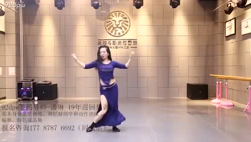 潘琳美女老师表演肚皮舞 BALADI舞蹈视频