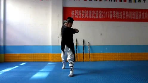 少儿武术表演 武当伏虎拳（第一节）